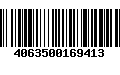 Código de Barras 4063500169413