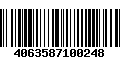 Código de Barras 4063587100248