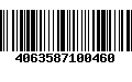 Código de Barras 4063587100460