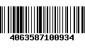 Código de Barras 4063587100934