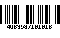 Código de Barras 4063587101016