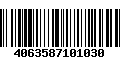 Código de Barras 4063587101030