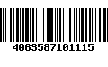 Código de Barras 4063587101115