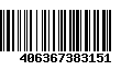 Código de Barras 406367383151