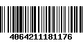 Código de Barras 4064211181176