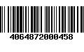 Código de Barras 4064872000458