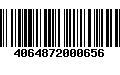 Código de Barras 4064872000656