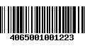 Código de Barras 4065001001223