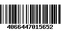 Código de Barras 4066447015652