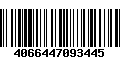 Código de Barras 4066447093445