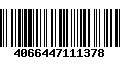 Código de Barras 4066447111378