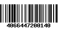 Código de Barras 4066447200140