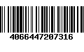 Código de Barras 4066447207316