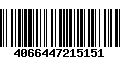 Código de Barras 4066447215151