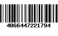 Código de Barras 4066447221794