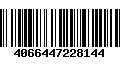 Código de Barras 4066447228144