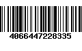 Código de Barras 4066447228335