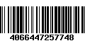 Código de Barras 4066447257748