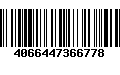 Código de Barras 4066447366778