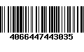 Código de Barras 4066447443035