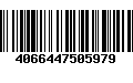 Código de Barras 4066447505979