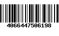 Código de Barras 4066447506198