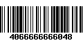 Código de Barras 4066666666048