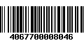 Código de Barras 4067700008046