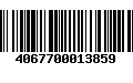 Código de Barras 4067700013859