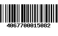 Código de Barras 4067700015082