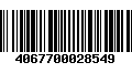 Código de Barras 4067700028549