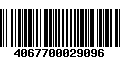 Código de Barras 4067700029096