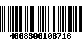 Código de Barras 4068300108716