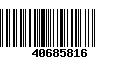 Código de Barras 40685816