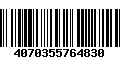 Código de Barras 4070355764830