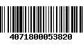 Código de Barras 4071800053820