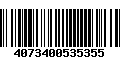 Código de Barras 4073400535355