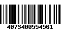 Código de Barras 4073400554561