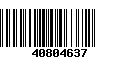 Código de Barras 40804637