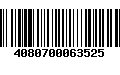 Código de Barras 4080700063525