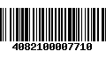 Código de Barras 4082100007710