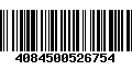 Código de Barras 4084500526754