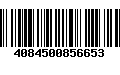 Código de Barras 4084500856653