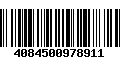 Código de Barras 4084500978911