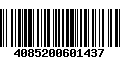 Código de Barras 4085200601437