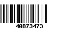 Código de Barras 40873473