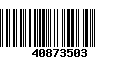 Código de Barras 40873503