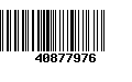 Código de Barras 40877976