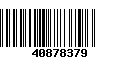 Código de Barras 40878379