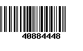 Código de Barras 40884448